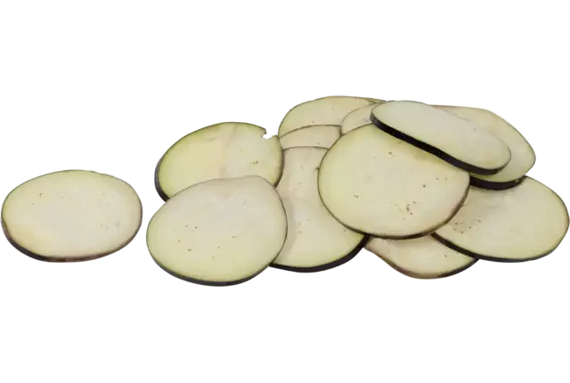 Aubergine plak 10mm 2,5kg